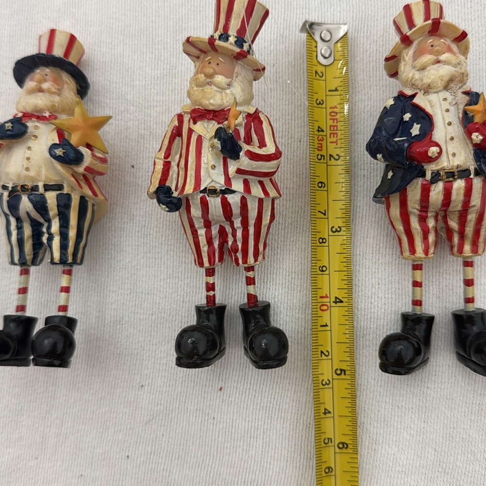 Patriotic Uncle Sam Figurines July 4th decor (mlb) - Picture 4 of 12